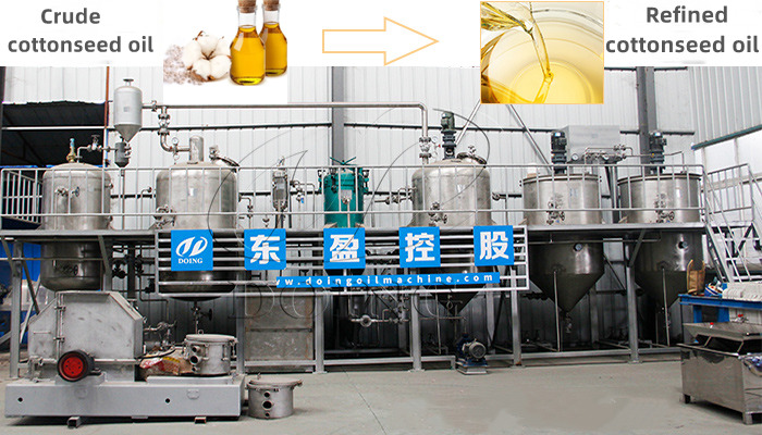 Cottonseed oil refining machine