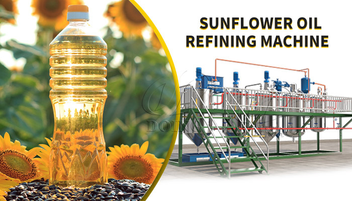 Sunflower oil refining machine