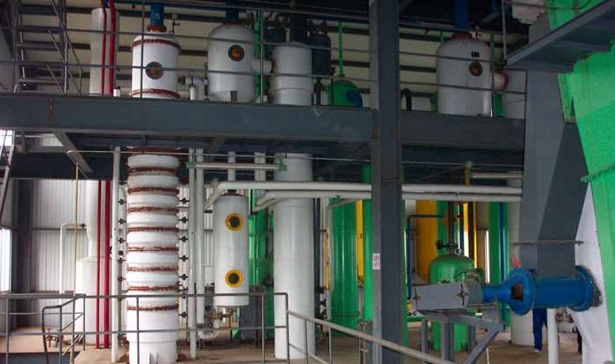 Rice bran oil solvent extraction machine