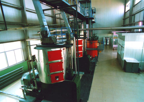 Peanut oil pretreatment line
