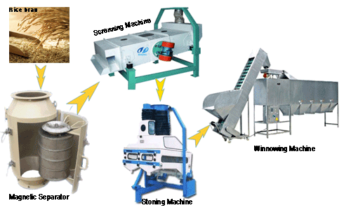 rice bran oil plant