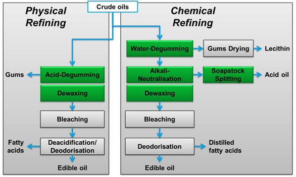 castor oil refining methods