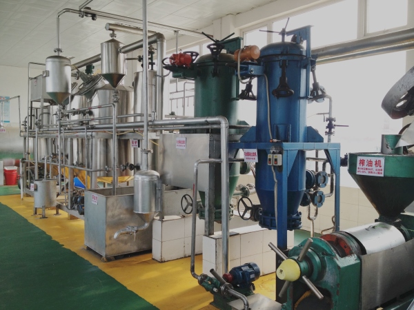 batch type cooking oil refinery plant
