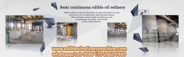 edible oil refinery machine