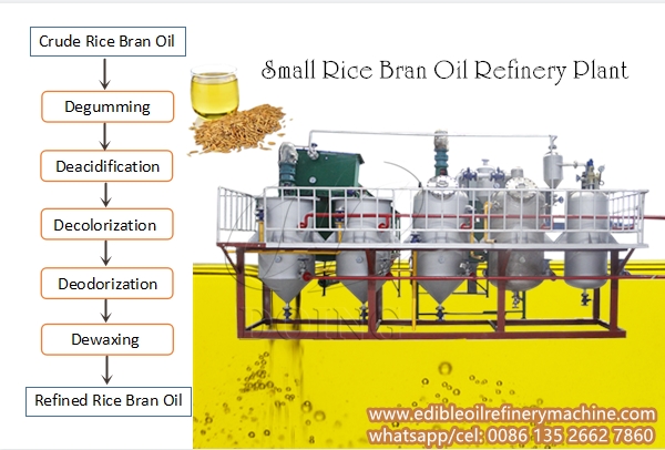 rice bran oil refining process