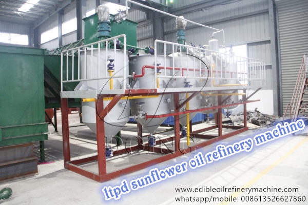 sunflower oil refinery machine