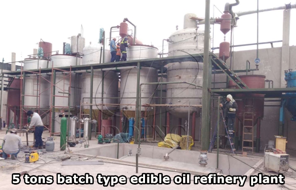 edible oil refinery plant