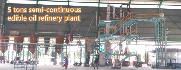 edible oil refinery plant