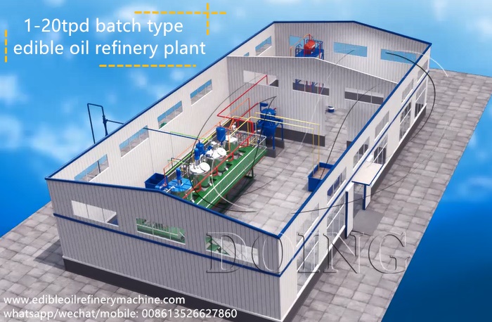 edible oil refinery plant