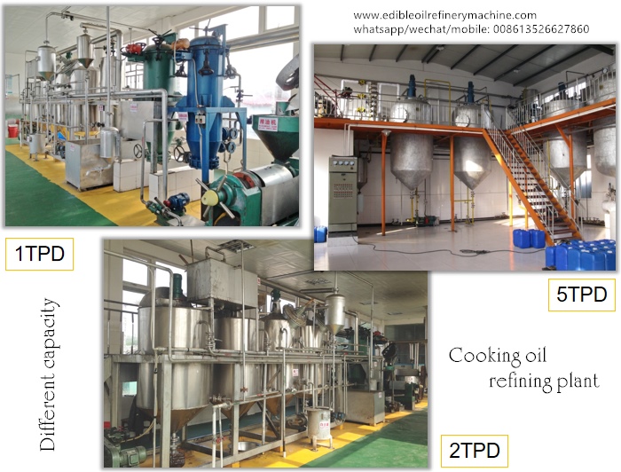 cooking oil refining plant