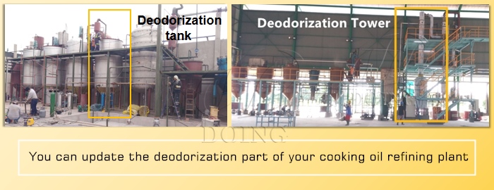 cooking oil refining plant