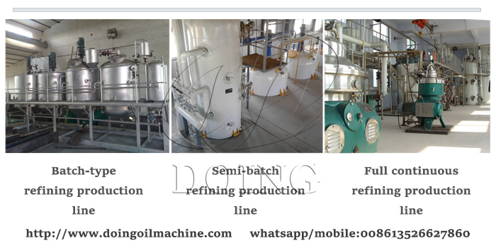 cooking oil refinery machine