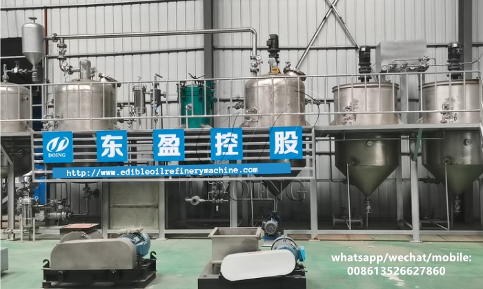 cooking oil refining machine