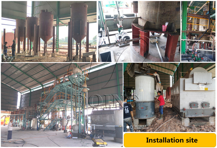 rice bran oil refinery plant