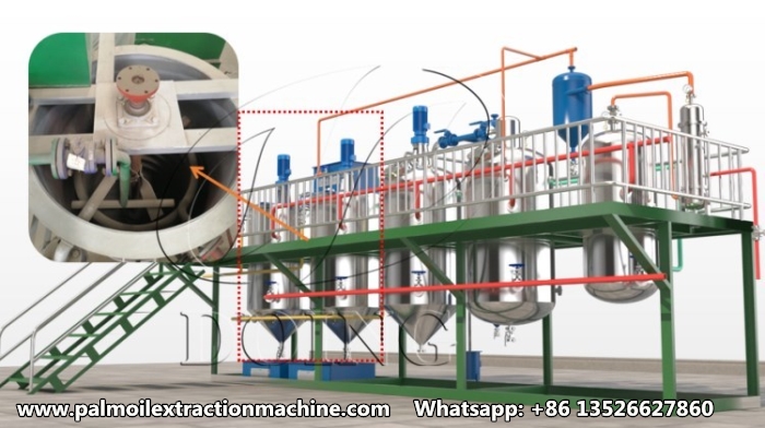 cooking oil refining machine